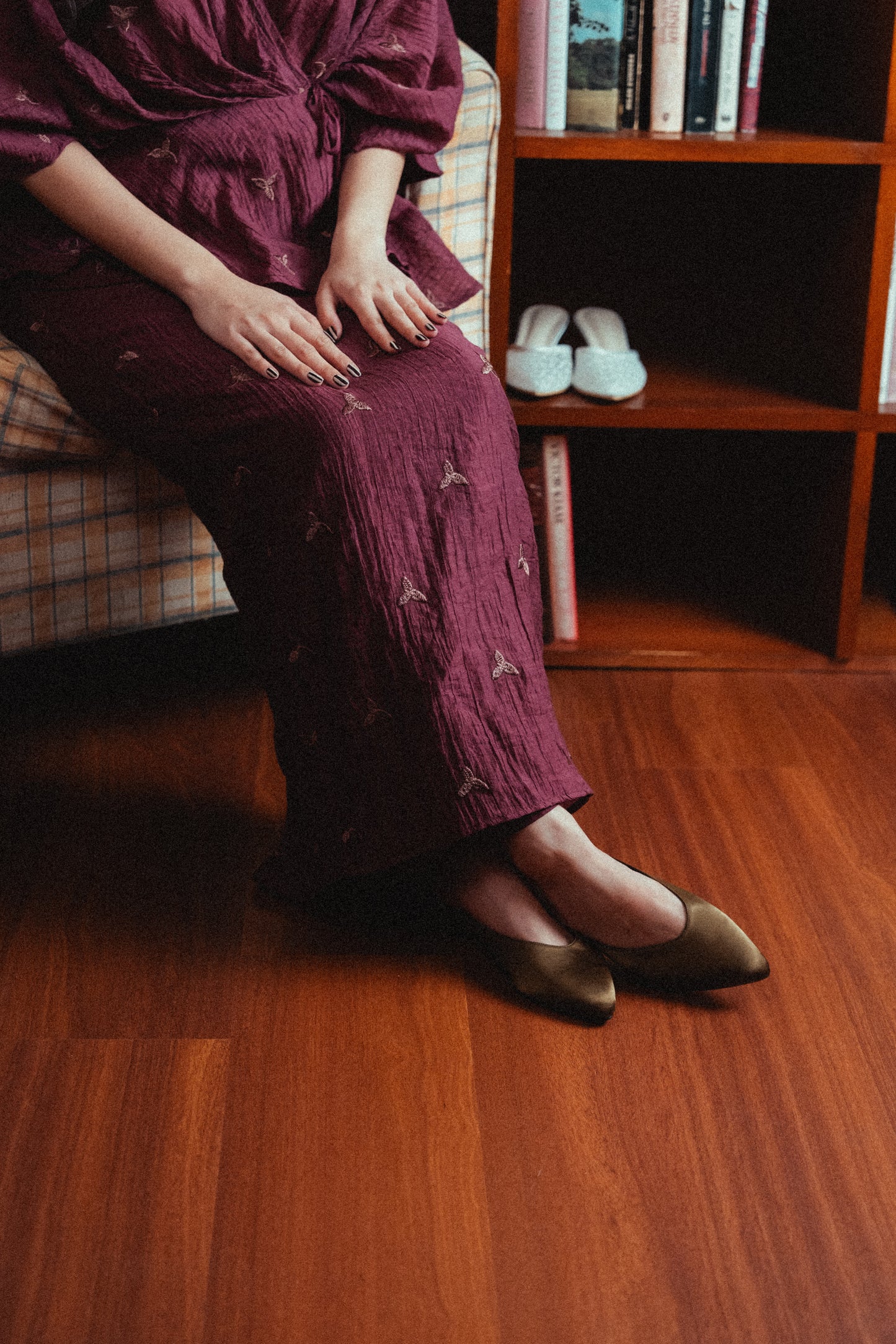 Aerina Mules | Olive Green