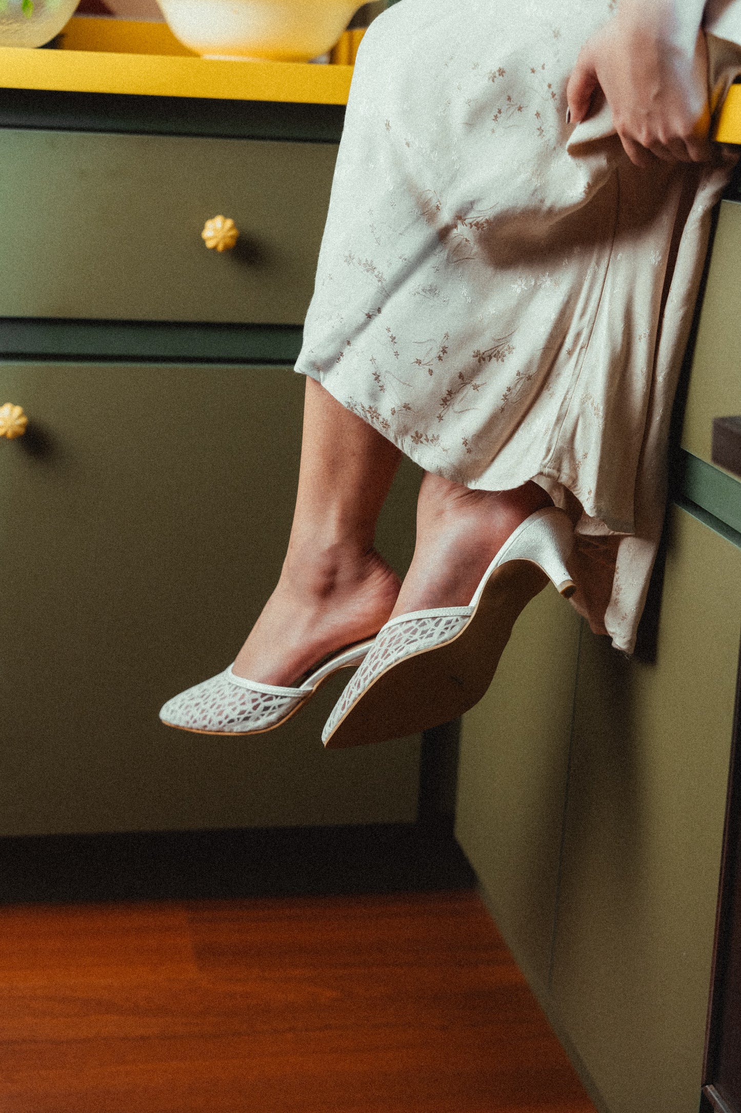 Jane Heels | White