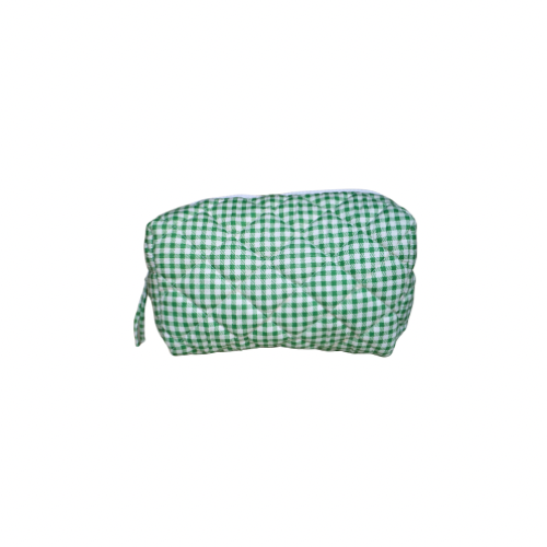 Gingham in Forest Green