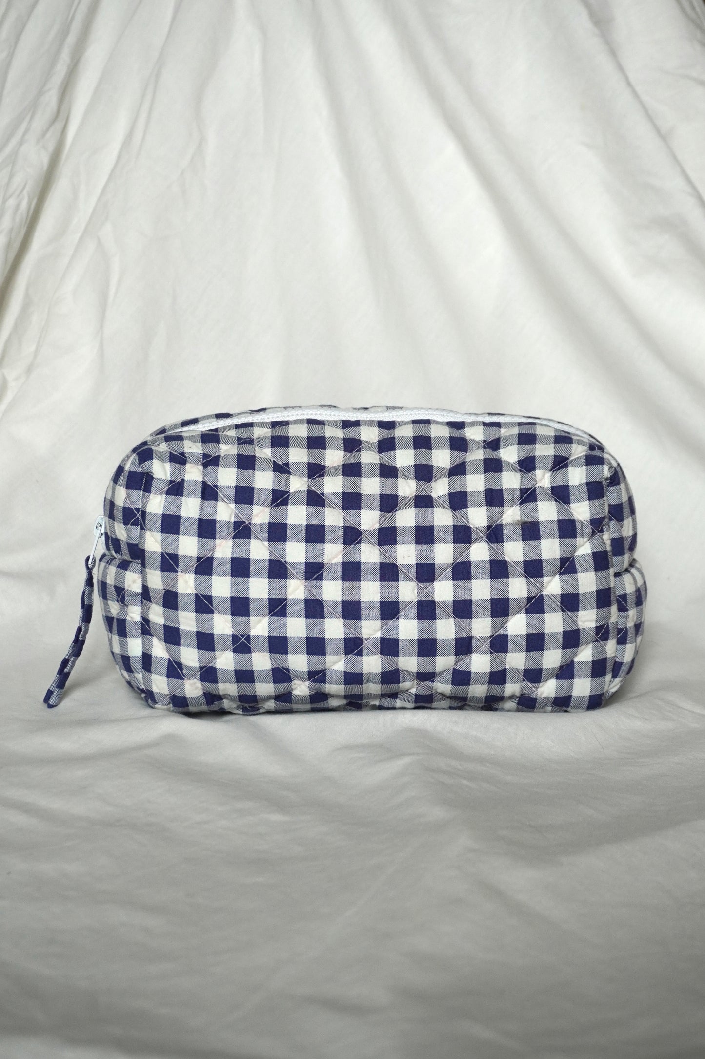 Gingham in Midnight Blue